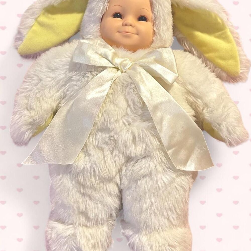 1997 Anne Geddes Baby Easter Bunny 14"